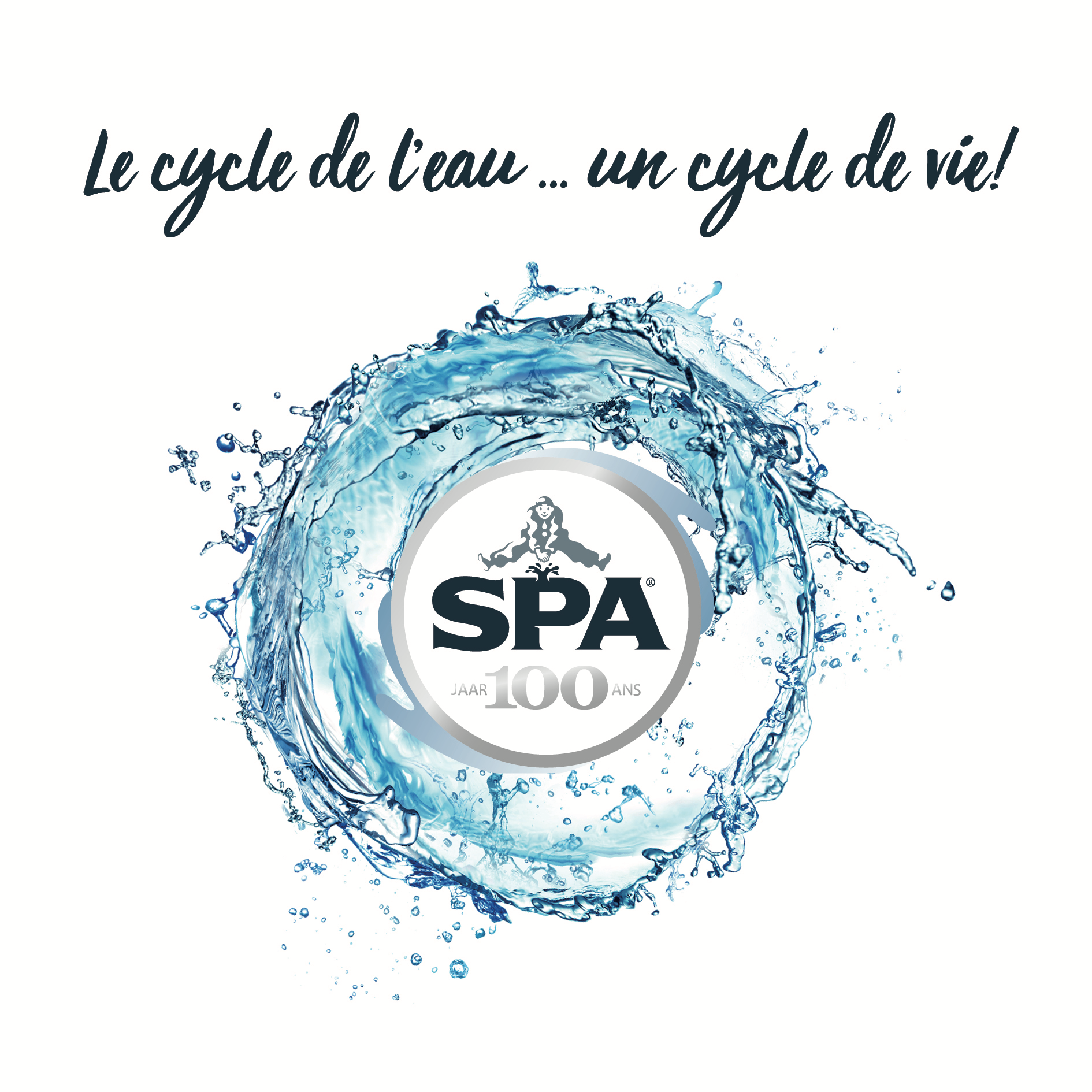 Spa 100 years logo - FR