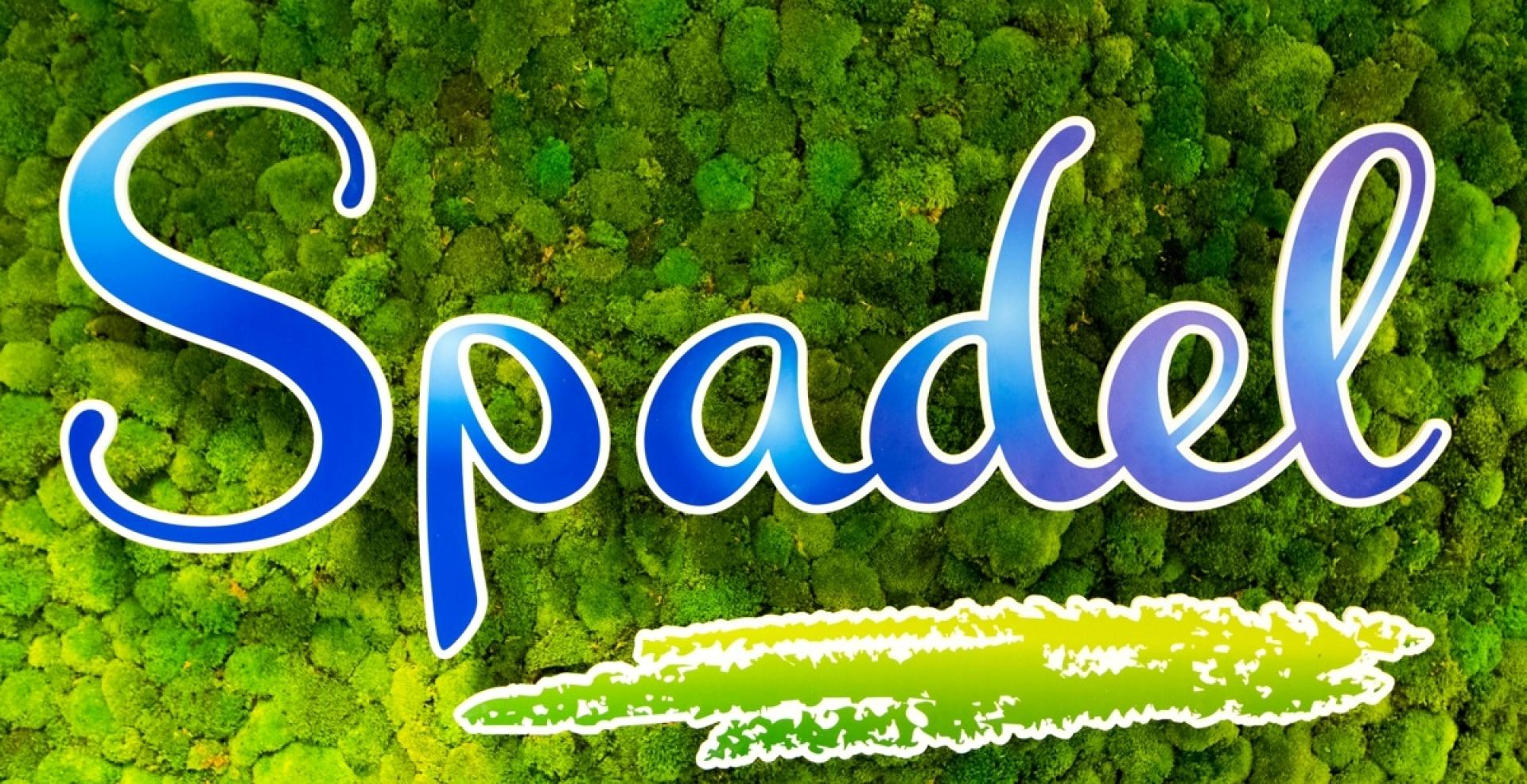 Spadel logo on the wall